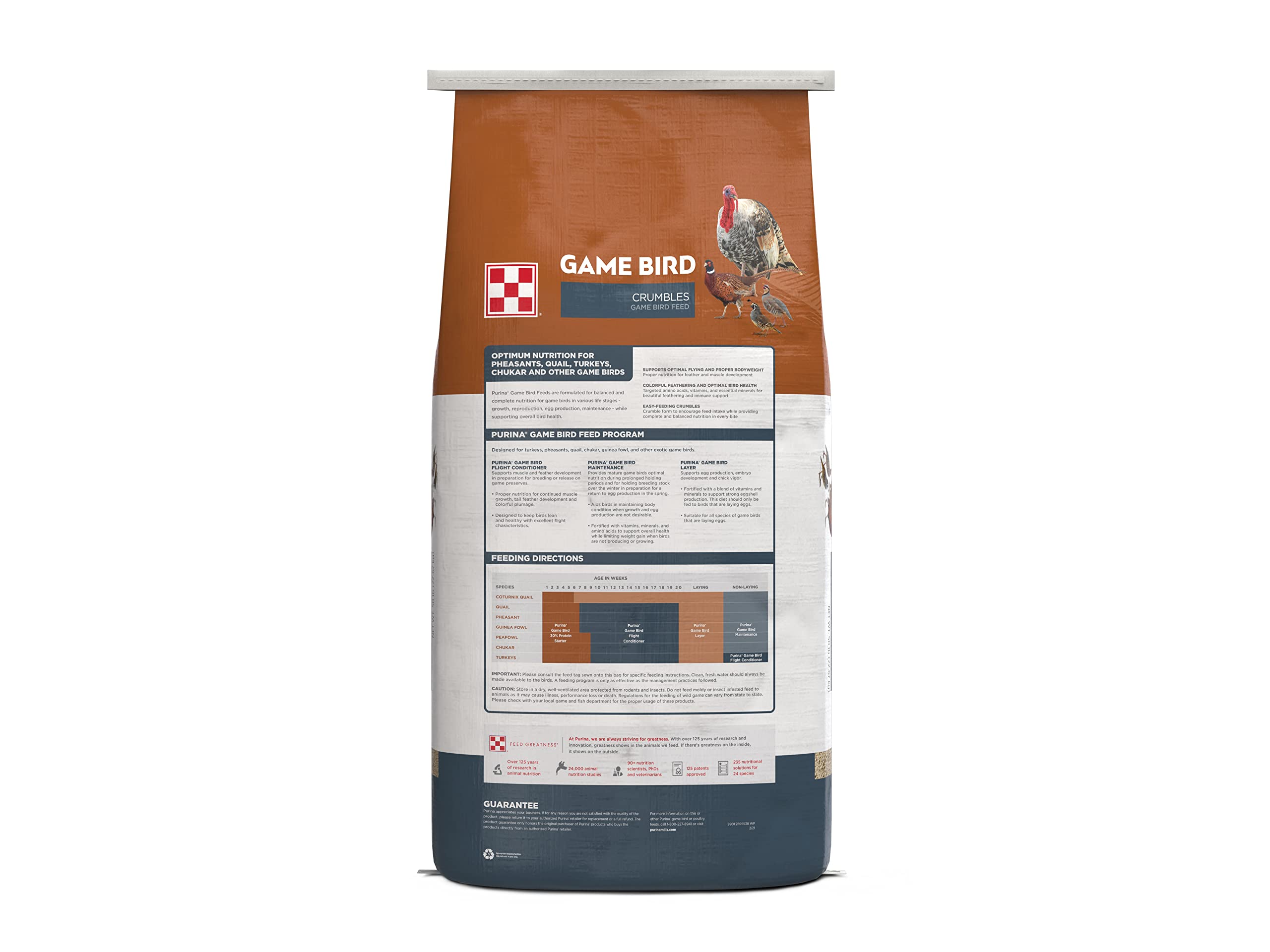 Purina | Game Bird Maintenance Crumble Feed | 50 Pound (50 LB) Bag - Image 3
