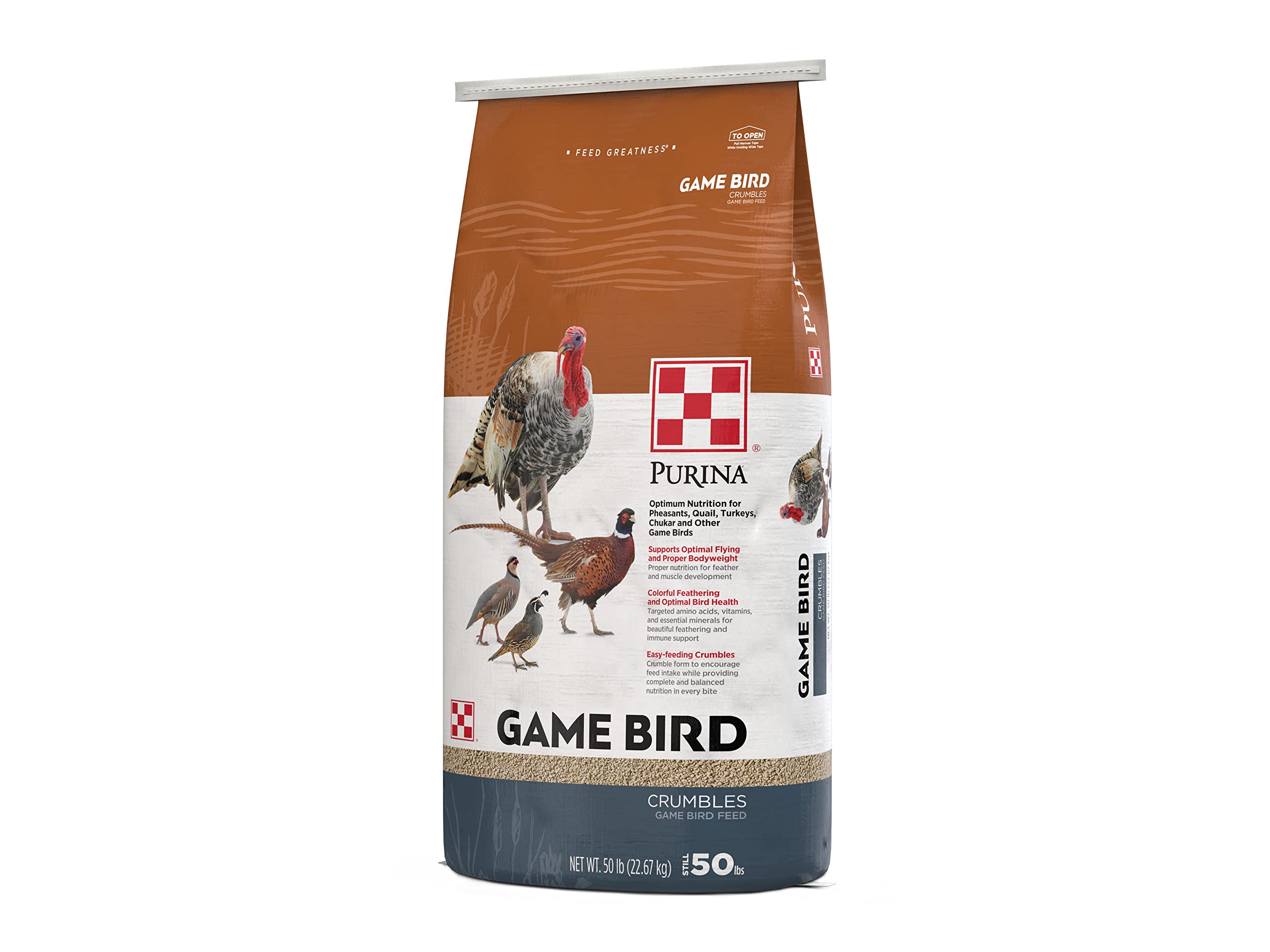 Purina | Game Bird Maintenance Crumble Feed | 50 Pound (50 LB) Bag - Image 4