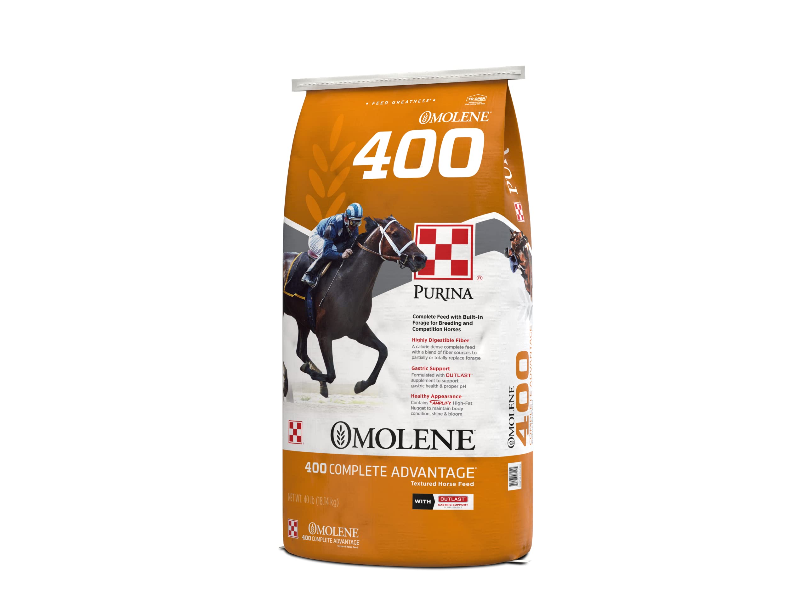 Purina | Omolene #400 Complete Advantage Horse Feed | 50 Pound Bag - Image 4
