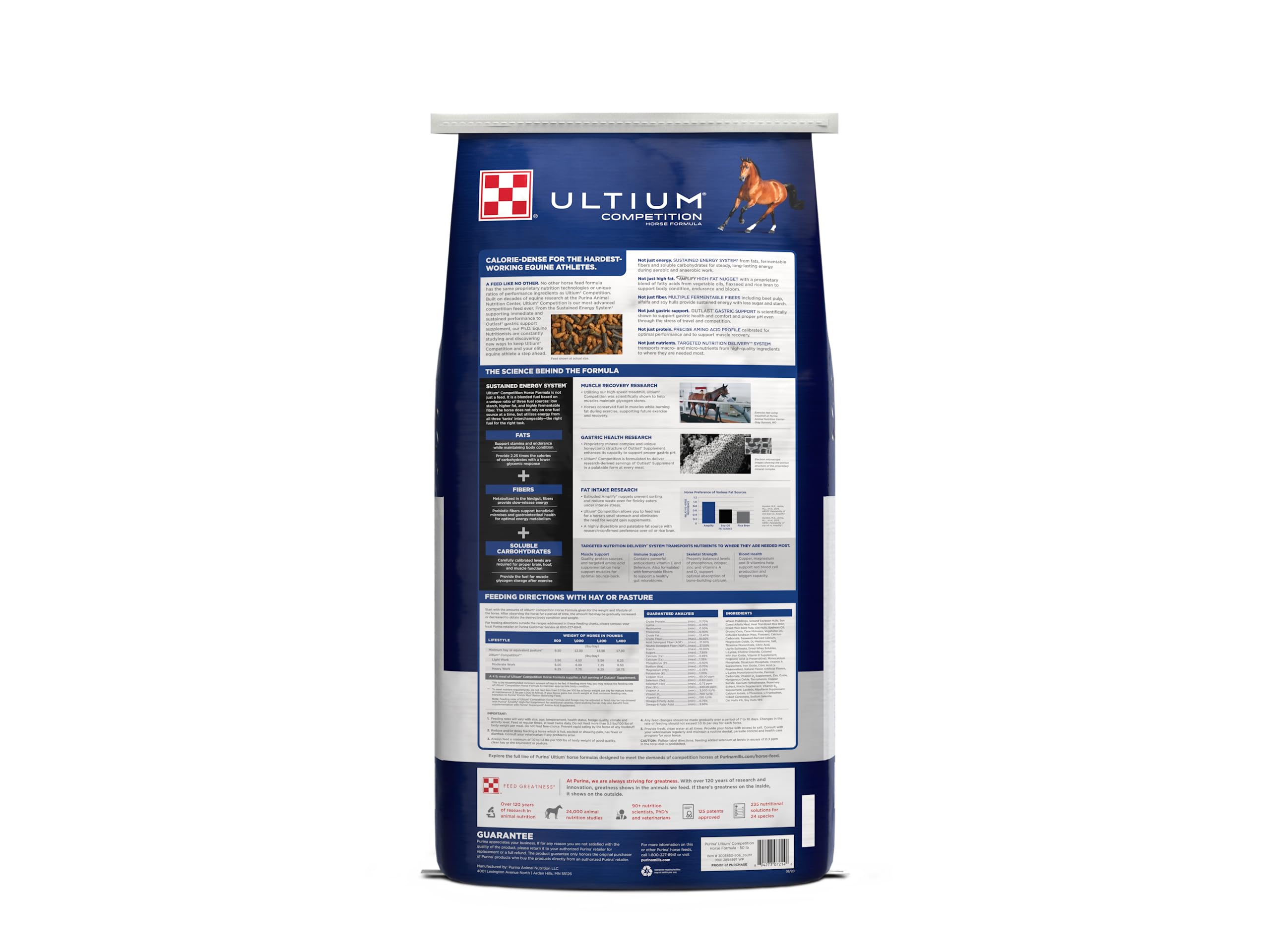 Purina | Ultium Competition Horse Formula - Horse Feed | 50 Pound (50 LB) Bag - Image 3
